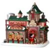 Lemax Santa's Reindeer Stables - Lighted Building -Watersi Degarden Centre Sales 25926 santas reindeer stables web