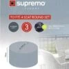 Supremo 4 Seat Round Set All Weather Outdoor Furniture Cover 1 Supremo 4 Seat Round Set All Weather Outdoor Furniture Cover -Watersi Degarden Centre Sales 4 seat round set cover web