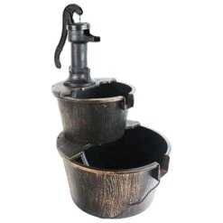 Bermuda - 2 Tier Barrel Water Feature