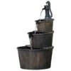 Bermuda - 3 Tier Barrel Water Feature -Watersi Degarden Centre Sales bermuda 3 tier barrel web