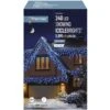 Blue & White LED Snowing Iciclebrights With Timer -Watersi Degarden Centre Sales blue white iciclebrights 240 web