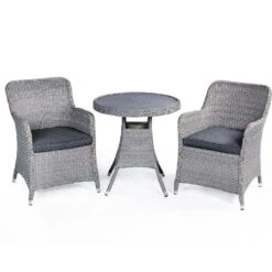 Supremo Catalan 2 Seat Garden Rattan Bistro Set -Watersi Degarden Centre Sales catalan bistro studio web