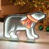 40cm Polar Bear Infinity LED Display Light -Watersi Degarden Centre Sales christmas polar bearr infinty light web2
