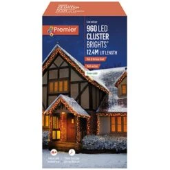 Red & Vintage Gold LED Clusterbrights With Timer -Watersi Degarden Centre Sales clusterbrights red vintage gold 960 web