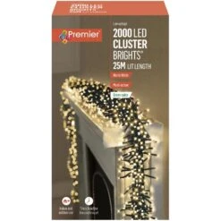 Warm White LED Clusterbrights With Timer 9 Warm White LED Clusterbrights With Timer -Watersi Degarden Centre Sales clusterbrights warm white 2000 web