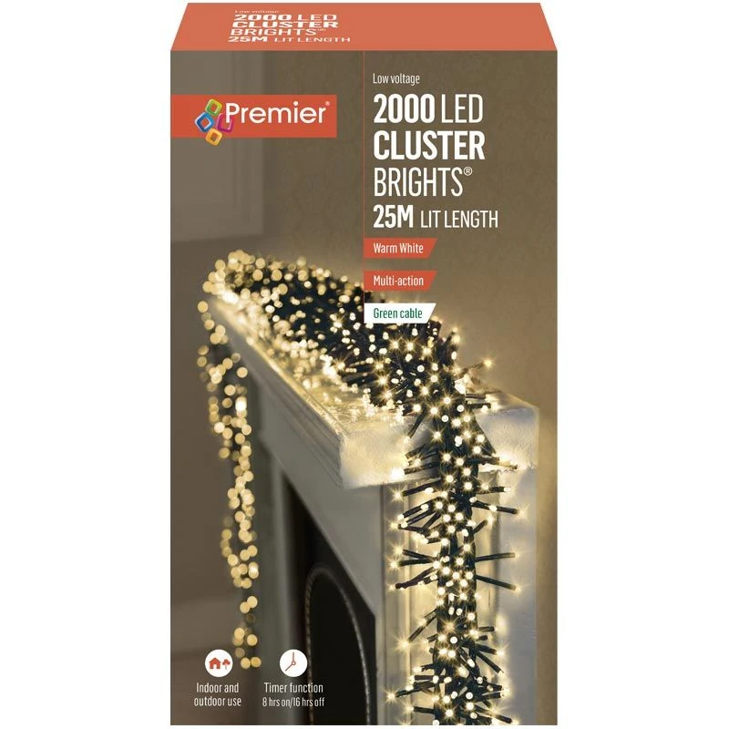 Warm White LED Clusterbrights With Timer 6 Warm White LED Clusterbrights With Timer - Image 4