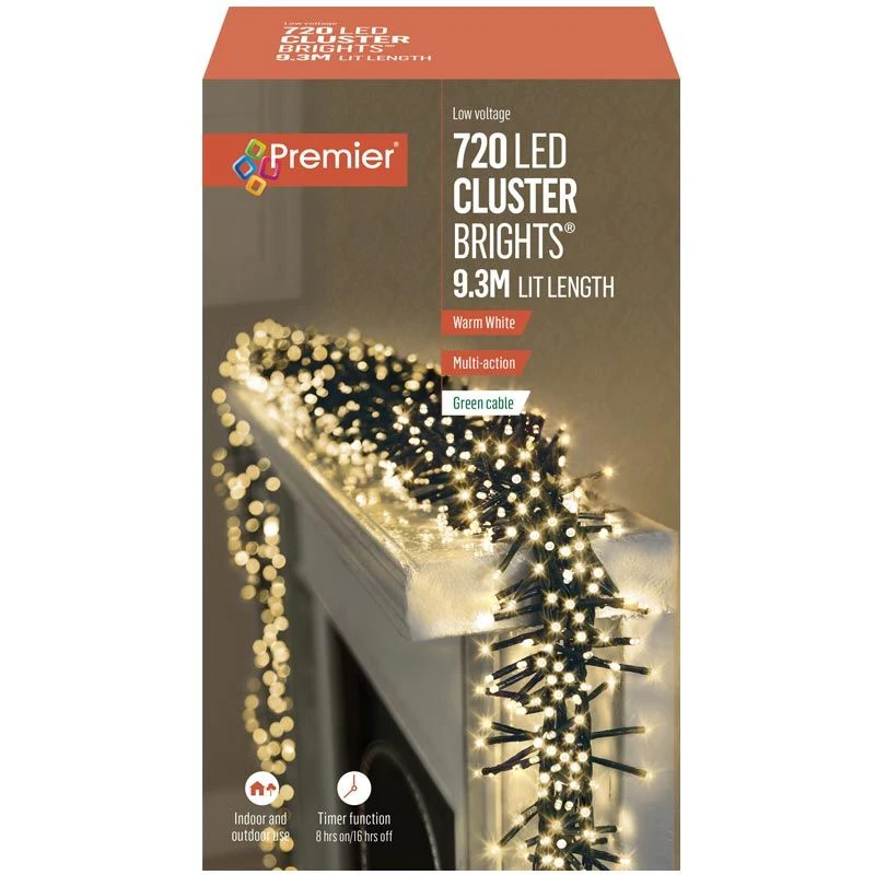 Warm White LED Clusterbrights With Timer 4 Warm White LED Clusterbrights With Timer - Image 2