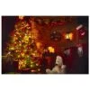 Lit Christmas Teddy Bear Scene - Fibre Optic Canvas Print - 40 X 60cm -Watersi Degarden Centre Sales fb171712 teddy