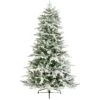 Flocked Meribel Spruce Artificial Christmas Tree -Watersi Degarden Centre Sales flocked meribel spruce tr500merf web