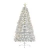 White Fibre Optic Christmas Tree With Snowflakes -Watersi Degarden Centre Sales fo white tree snowflake ft237054 5 web