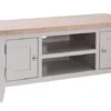 Chalked Oak/Grey 2 Door 1 Shelf TV Unit - Oak Furniture -Watersi Degarden Centre Sales gcw013