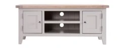 Chalked Oak/Grey 2 Door 1 Shelf TV Unit - Oak Furniture 7 Chalked Oak/Grey 2 Door 1 Shelf TV Unit - Oak Furniture -Watersi Degarden Centre Sales gcw013 2