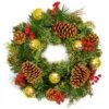 Gold Dressed Christmas Wreath -Watersi Degarden Centre Sales gold dressed wreath df187169 web