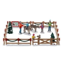 Lemax Reindeer Petting Zoo - Table Accent
