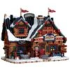 Lemax Apres-Ski Lodge - Lighted Building -Watersi Degarden Centre Sales lemax apresski lodge web