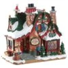 Lemax The Claus Cottage - Lighted Building -Watersi Degarden Centre Sales lemax claus cottage web