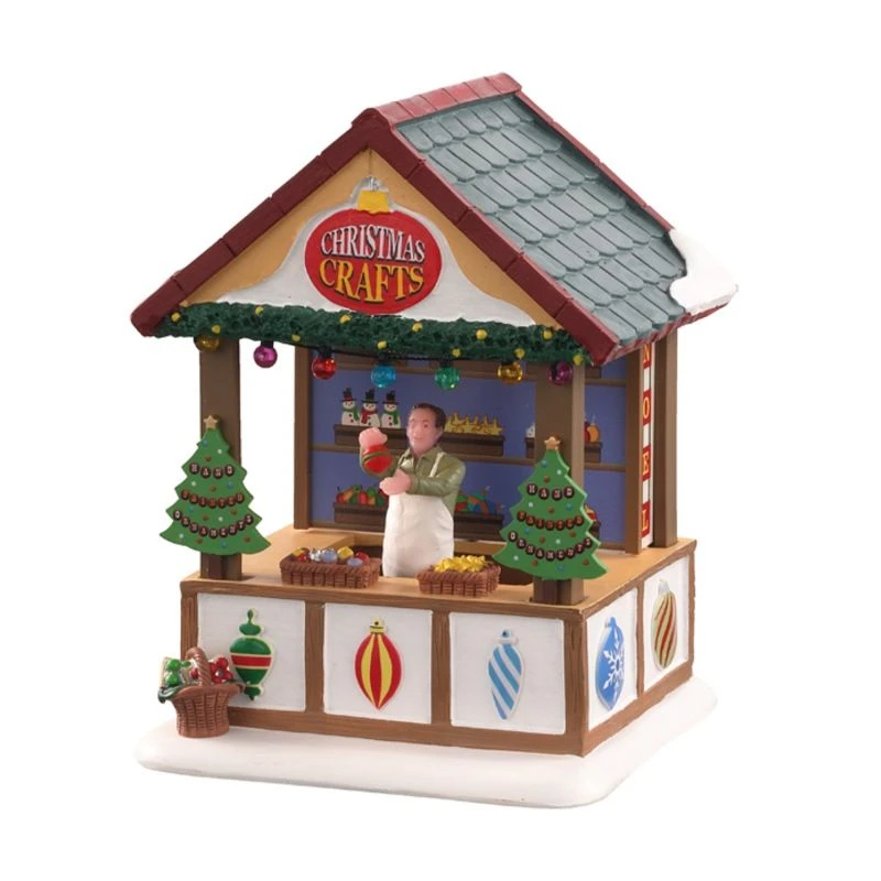 Lemax Hand Crafted Ornaments - Lighted Building 3 Lemax Hand Crafted Ornaments - Lighted Building