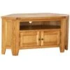 Oak Large Corner TV Unit - Oak Furniture 1 Oak Large Corner TV Unit - Oak Furniture -Watersi Degarden Centre Sales nb037b 1
