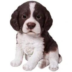 Vivid Arts Pet Pals - Puppy Garden Ornament (Medium Breeds) -Watersi Degarden Centre Sales pet pals springer spaniel web