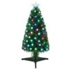 Multi Coloured LED Fibre Optic Ball Christmas Tree -Watersi Degarden Centre Sales premier fo tree ft183027