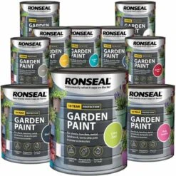 Ronseal- Garden Paint For Brick, Stone, Terracotta, Metal & Wood