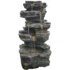 Aqua Creations - Solar Slate Falls Water Feature -Watersi Degarden Centre Sales solar slate water feat web