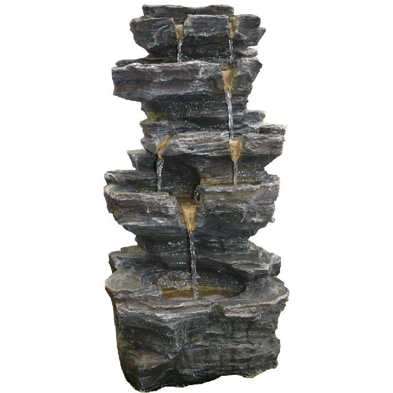Aqua Creations - Solar Slate Falls Water Feature 3 Aqua Creations - Solar Slate Falls Water Feature
