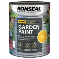 Ronseal- Garden Paint For Brick, Stone, Terracotta, Metal & Wood -Watersi Degarden Centre Sales sundial web
