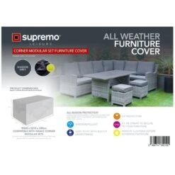 Supremo Corner Modular Set All Weather Outdoor Furniture Cover 8 Supremo Corner Modular Set All Weather Outdoor Furniture Cover -Watersi Degarden Centre Sales supremo corner modular set cover web