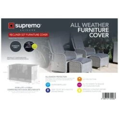 Supremo Dual Recliner Set All Weather Outdoor Furniture Cover -Watersi Degarden Centre Sales supremo recliner set cover web