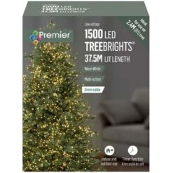 Warm White Coloured LED Treebrights With Timer -Watersi Degarden Centre Sales treebrights 1500 warm white web