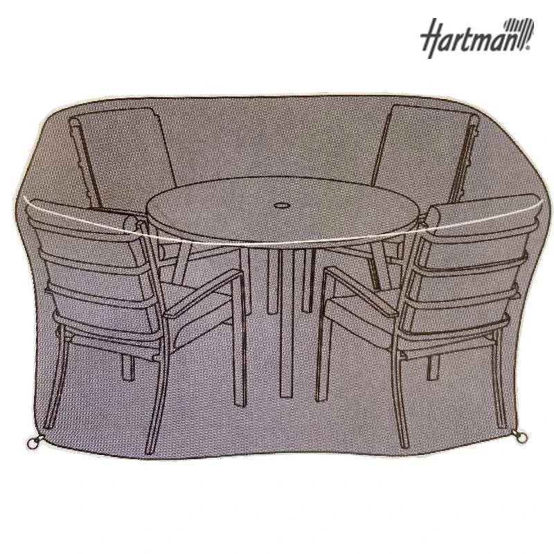 Hartman Vienna 4 Seat Round Dining Set Outdoor Furniture Cover 3 Hartman Vienna 4 Seat Round Dining Set Outdoor Furniture Cover