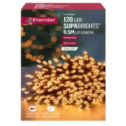 Vintage Gold LED Supabrights With Timer