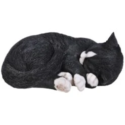 Vivid Arts Real Life Cats - Sleeping Cat Garden Ornament 11 Vivid Arts Real Life Cats - Sleeping Cat Garden Ornament -Watersi Degarden Centre Sales vivid arts black and white sleeping cat web