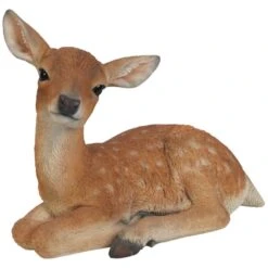 Vivid Arts Real Life Woodland - Deer Garden Ornament -Watersi Degarden Centre Sales vivid arts laying fallow deer medium web