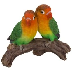 Vivid Arts Real Life Birds - Exotic Bird Garden Ornament 7 Vivid Arts Real Life Birds - Exotic Bird Garden Ornament -Watersi Degarden Centre Sales vivid arts love birds on branch web