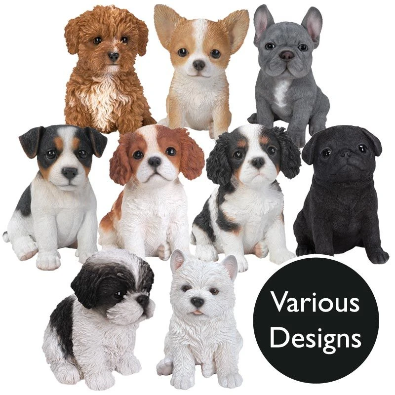 Vivid Arts Pet Pals - Puppy Garden Ornament (Small Breeds) 3 Vivid Arts Pet Pals - Puppy Garden Ornament (Small Breeds)