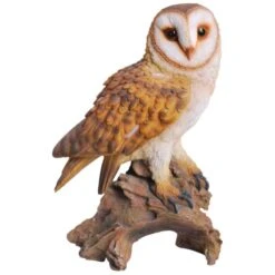 Vivid Arts Real Life Owls - Barn Owl Garden Ornament -Watersi Degarden Centre Sales vivid arts real life barn owl web 1