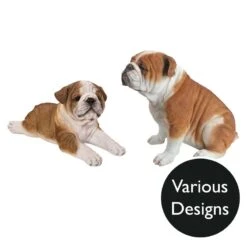 Vivid Arts Real Life Dogs - Bulldog Garden Ornament