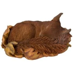 Vivid Arts Real Life Woodland - Red Squirrel Garden Ornament -Watersi Degarden Centre Sales vivid arts sleeping baby red squirrel web