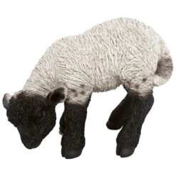Vivid Arts Real Life Farm - Lamb Garden Ornament -Watersi Degarden Centre Sales vivid arts standing black and white lamb small web